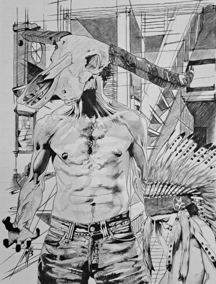 Contact par Mike Bourmier pour Ecce Homo de Fr@gment 14