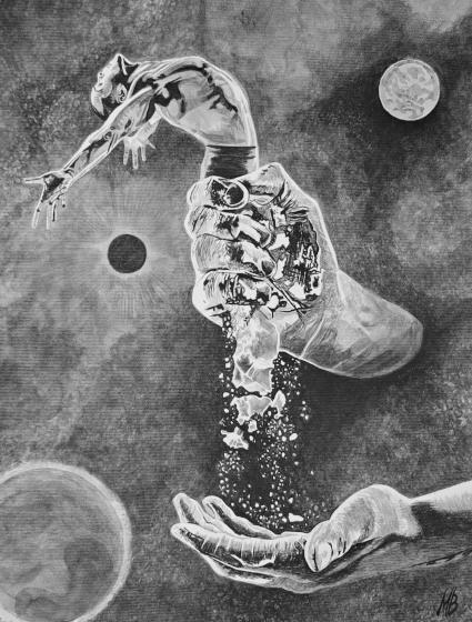 Dans la poudreuse par Mike Bourmier pour Ecce Homo de Fr@gment 14