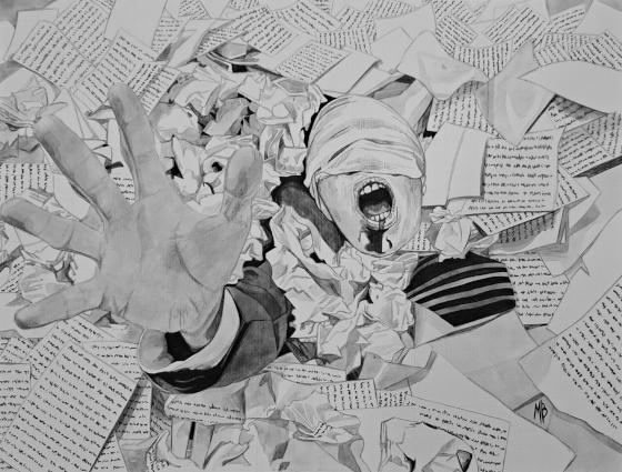 L'enfer par Mike Bourmier pour Ecce Homo de Fr@gment 14