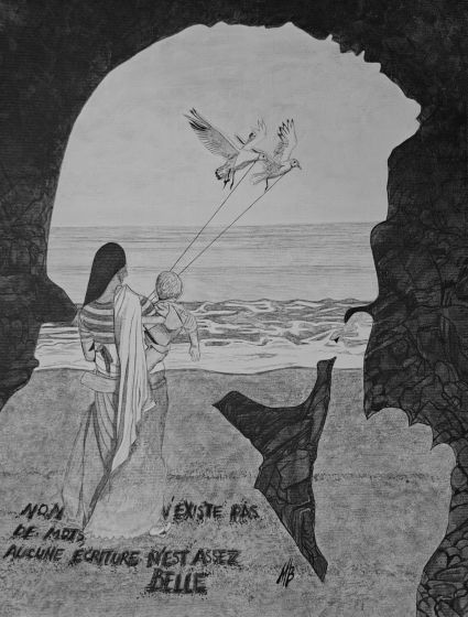 Pandore par Mike Bourmier pour Ecce Homo de Fr@gment 14